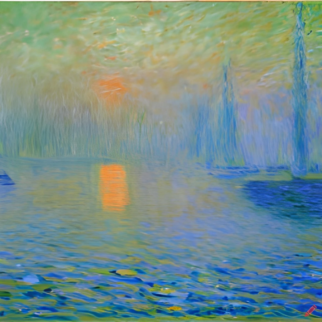 &ldquo;A Monet painting of convolution&rdquo; by DALL-E.